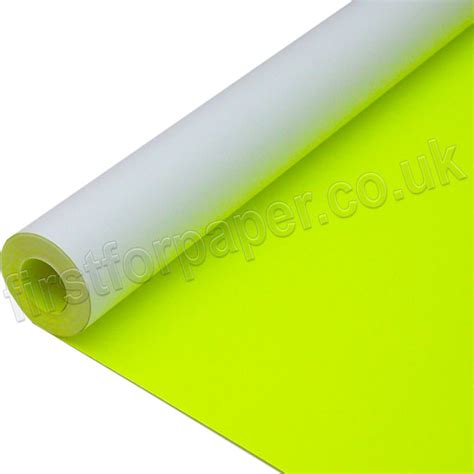 Centura Neon Dayglo Fluorescent Paper Roll 760mm X 10mtr Yellow