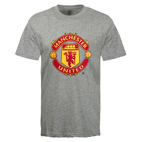 Manchester United Fc Official Football T Mens Crest T Shirt Ebay