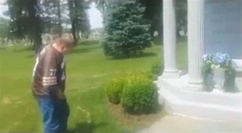 Cleveland Browns fan who urinated on grave of former owner will not