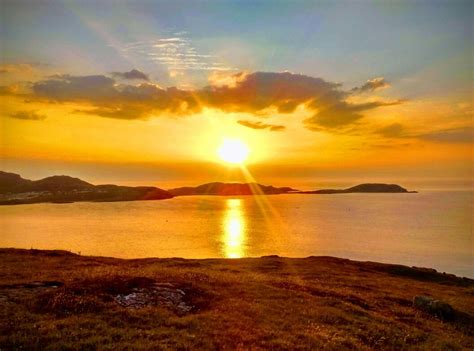 Sunset In Ireland Scenic Pictures Scenic Places To See