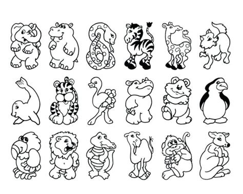 Zoo Animal Coloring Pages For Preschool At Free Printable Colorings Pages To