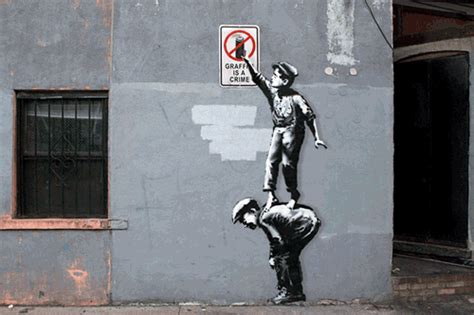 Banksy Street Art In Animated 4 Fubiz Media