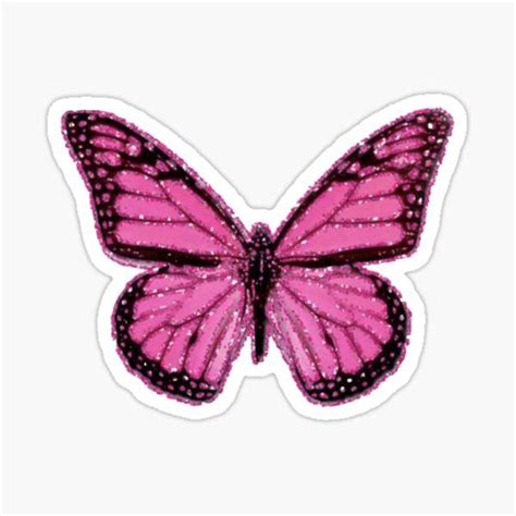 Y2k Butterfly Sticker By Frabbianchi Aesthetic Stickers Pink