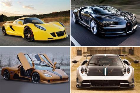 Top 10 Fastest And Most Powerful Supercars In The World From Million