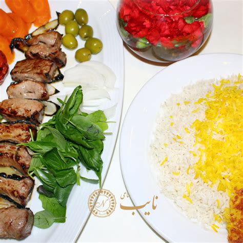 کباب بره با برنج رستوران نایب ساعی