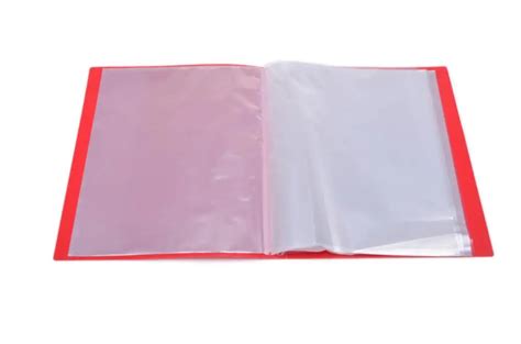 A3 A4 Size Expanding Hardcover Plastic File Folder With Clear Sleeves