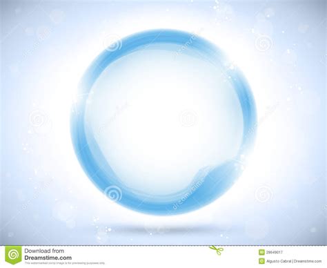 Modern Blue Circle Glowing Effects Royalty Free Stock
