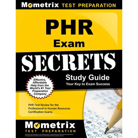 Phr Exam Secrets Study Guide Phr Test Review For The Professional In