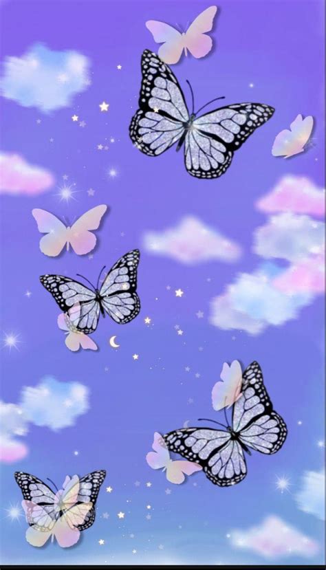 Blue And Purple Butterfly Wallpapers Top Free Blue And Purple