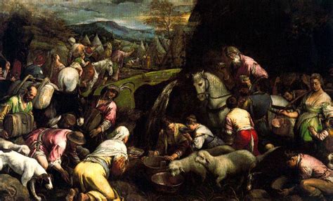 Artwork Replica The Israelites Drink The Miraculous Water By Jacopo