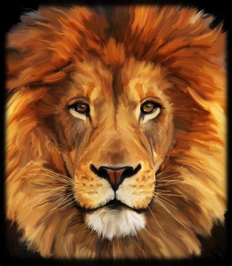 Lion Art Print By Ramil Ibatullin In 2021 Lion Canvas Painting Lion