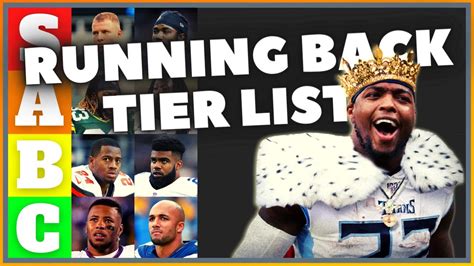 Ranking Nfl Running Backs By Tier Trashtalk Sports Nfl Running Back