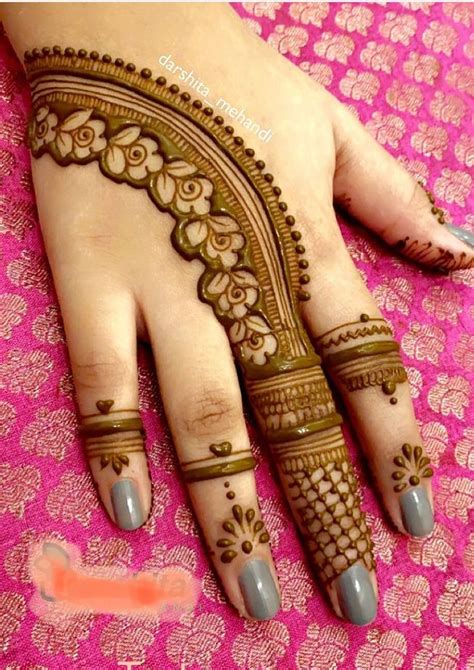 Latest Mehndi Designs Beautiful Finger Mehndi Designs