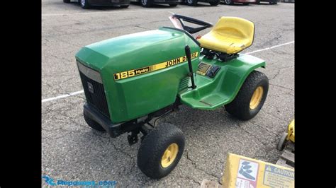 John Deere 185 Hydro Riding Mower For Sale Online Auction At