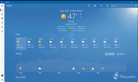 Microsoft Redesigns Stock Windows Weather App Infests It With Msn News Neowin