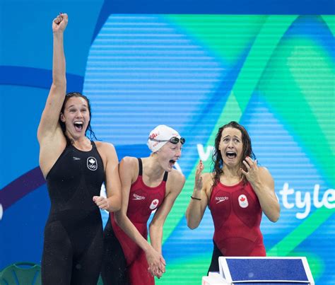 Winning Canadas First Rio 2016 Medal Surreal For Swimmers Olympic