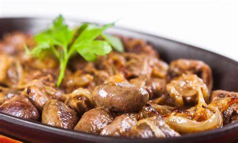 Сердечки куриные для диеты Куриные сердца приготовленные Куриные сердца приготовленные Сердечки куриные для диеты