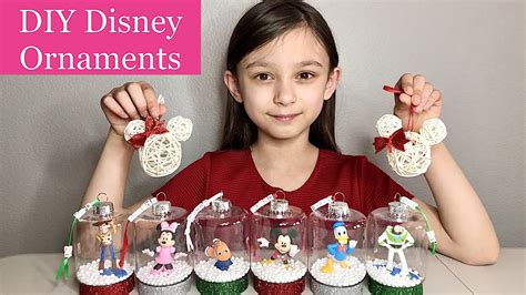 Easy Diy Disney Ornaments Dollar Tree Youtube