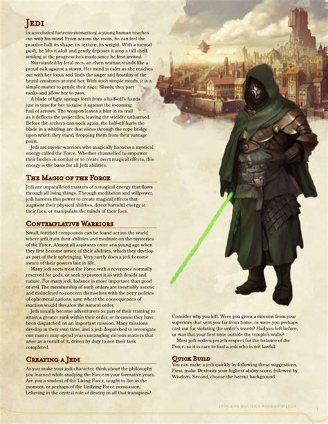 May The 4th Be With You The Jedi 5e Dungeon Masters Workshop