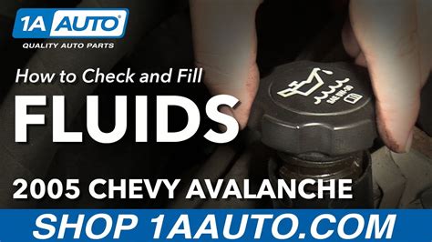 How To Check And Fill Under Hood Fluids 01 05 Chevy Avalanche Youtube
