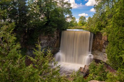 Indian Falls Waterfall Owen Sound Ontario Rpics