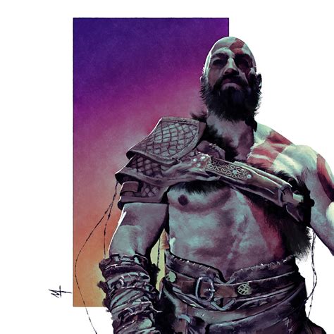 Artstation Kratos From God Of War