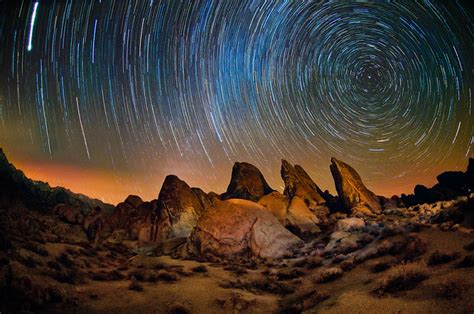 The view in the alabama hills faces west, so at sunset we're photographing shaded mountains beneath. Alabama Hills at Night | Flickr - Photo Sharing!