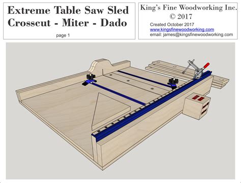 Woodworking Table Saw Sled