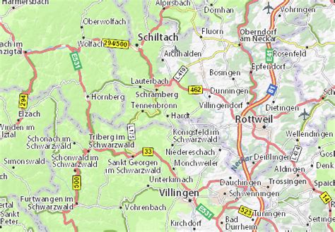 Michelin Landkarte Hardt Stadtplan Hardt Viamichelin