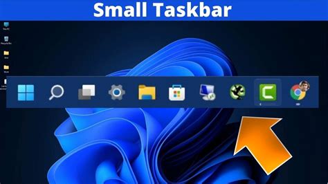 How To Enable Small Taskbar In Windows 11 Change Taskbar Size Youtube