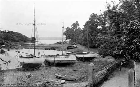 Old Historical Nostalgic Pictures Of Mylor Bridge In Cornwall