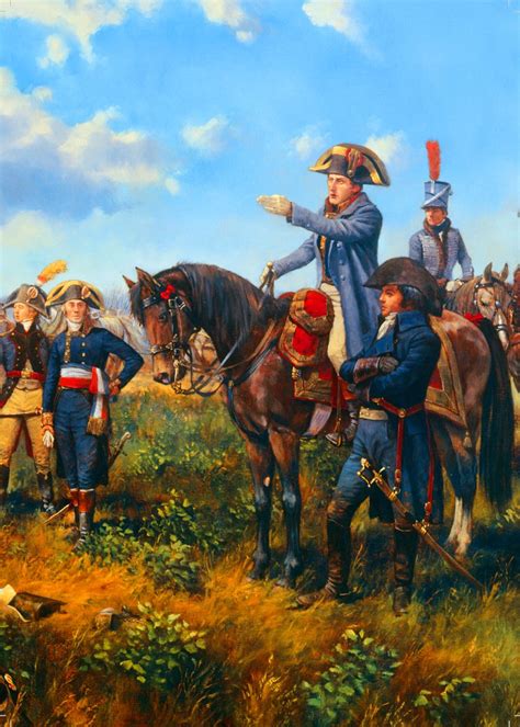Napoleon With General Desaix At The Battle Of Marengo By Keith Rocco Military Artwork
