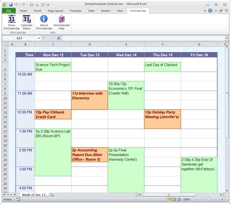 Calendar Maker And Calendar Creator For Word And Excel