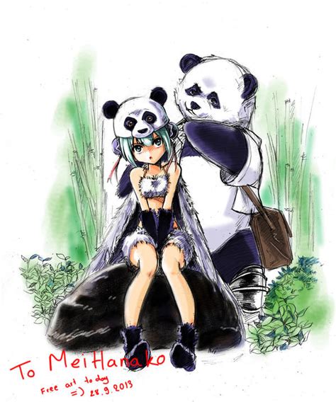 Panda Girl By Siriuflong On Deviantart