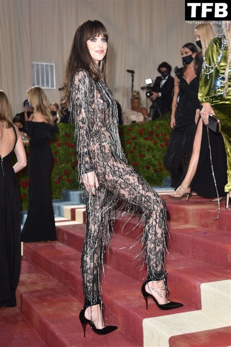 Dakota Johnson Stuns In A See Through Outfit At The Met Gala In NYC Photos OnlyFans
