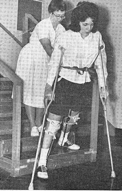 Paralympics Polio Mobility Aids Crutches Amputee Short Legs Slums