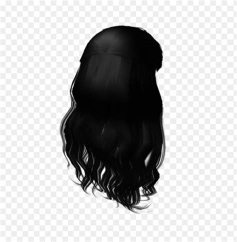 Free Roblox Hair Black Png Image With Transparent Background Png Free