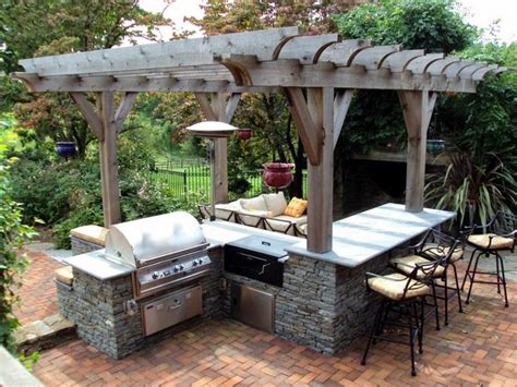 That means plenty of counterspace too. Simple Outdoor Kitchen Design Ideas - Interior Home ...