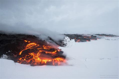 Iceland Literally The Land Of Fire And Ice Bárðarbunga
