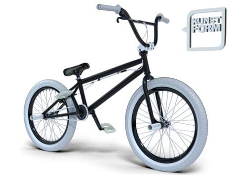 Black And White Custom Bmx Bike Kunstform Bmx Shop And Mailorder