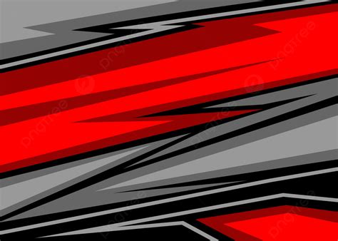 Racing Stripes Abstract Background With Gray And Red Free Vector