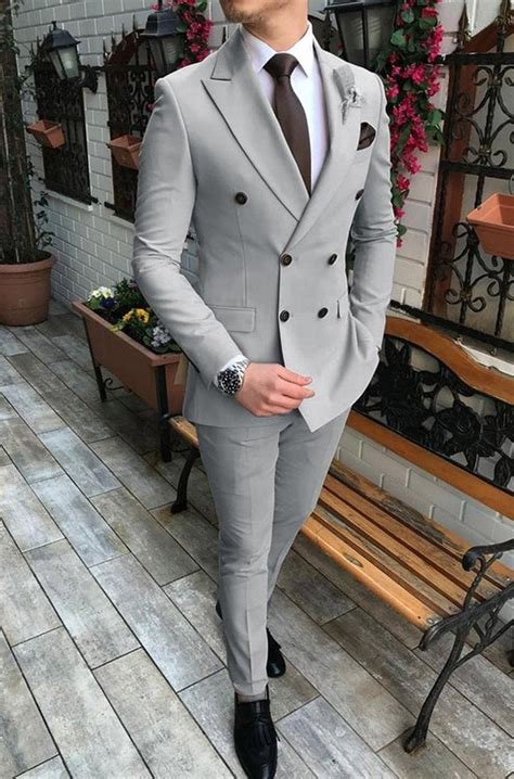 Pure Polyester Men Tuxedo Suit Wedding Tuxedo Mens Dinner Suits Groom Tuxedos Tie