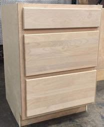 Made in our pennsylvania factory by master craftsmen. Kitchen Drawer Base Cabinet | Unfinished Alder | 24" | Unfinished kitchen cabinets, Upper ...
