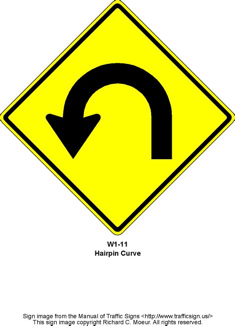 Manual Of Traffic Signs W1 Series Signs