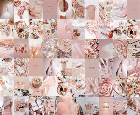 Aesthetic Wall Collage Kit Digital Download For Print Dusty Etsy
