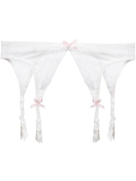 soft cup bra white lingerie pretty lingerie white garter belt garter belts quarter cup bra