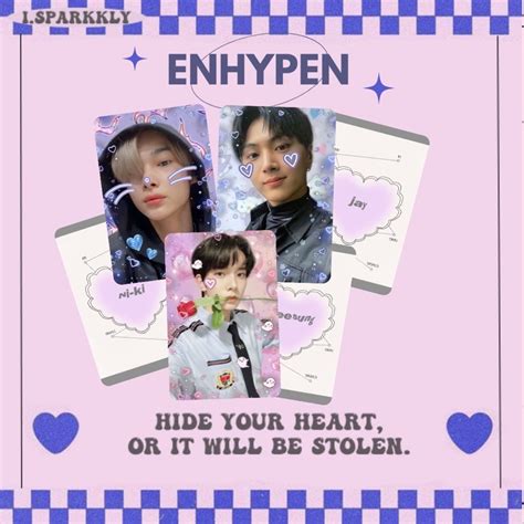 Jual Enhypen Deco Photocard By Isparkkly Shopee Indonesia