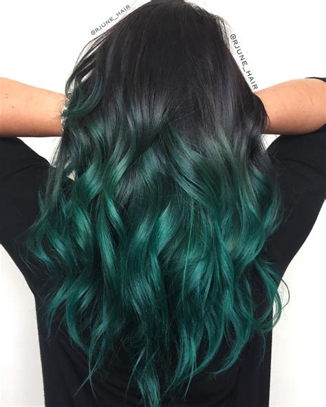 20 Turquoise Highlights On Black Hair Fashion Style