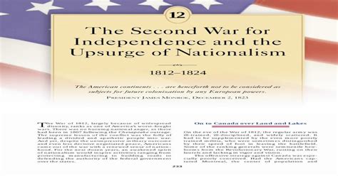 The Second War For Independence And The Upsurge Of Nationalism · 2018