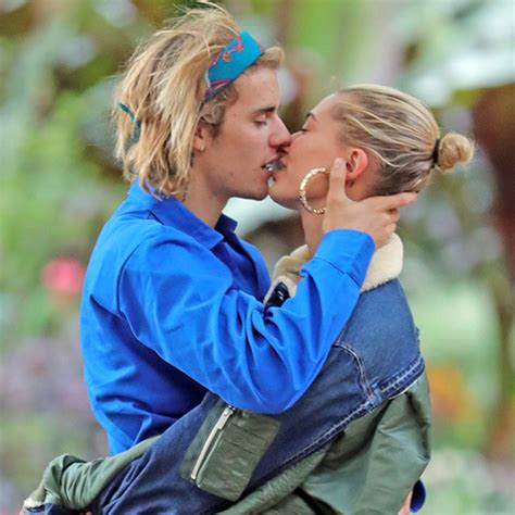 hailey baldwin and justin bieber pack on the pda in london